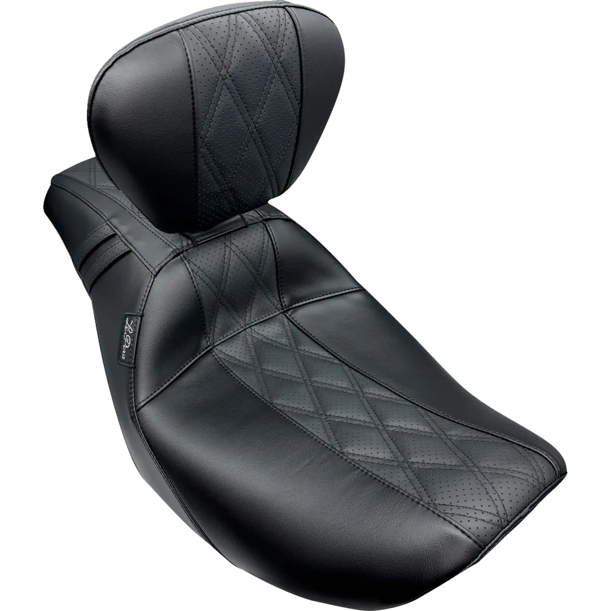 Le Pera Outcast Seat - With Backrest - Gt2 Inlay - Flh/Flt (Lv-987Brgt2) Touring 23-25 1