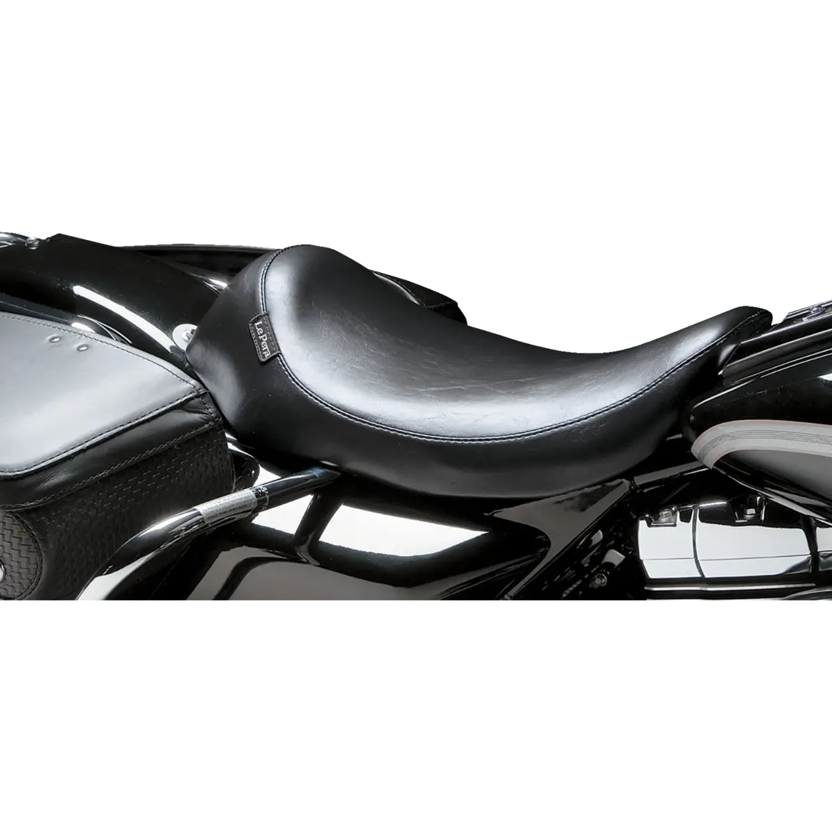 Le Pera Silhouette Solo Seat - Smooth - Black (Lh-857) Touring 02-07 1