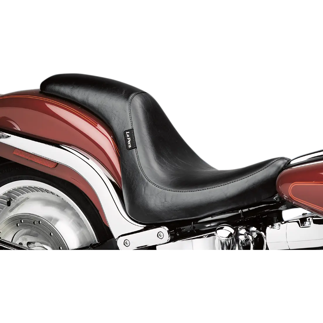 Le Pera Silhouette Seat - Deuce - Smooth (Ld-860) Softail 00-07 1