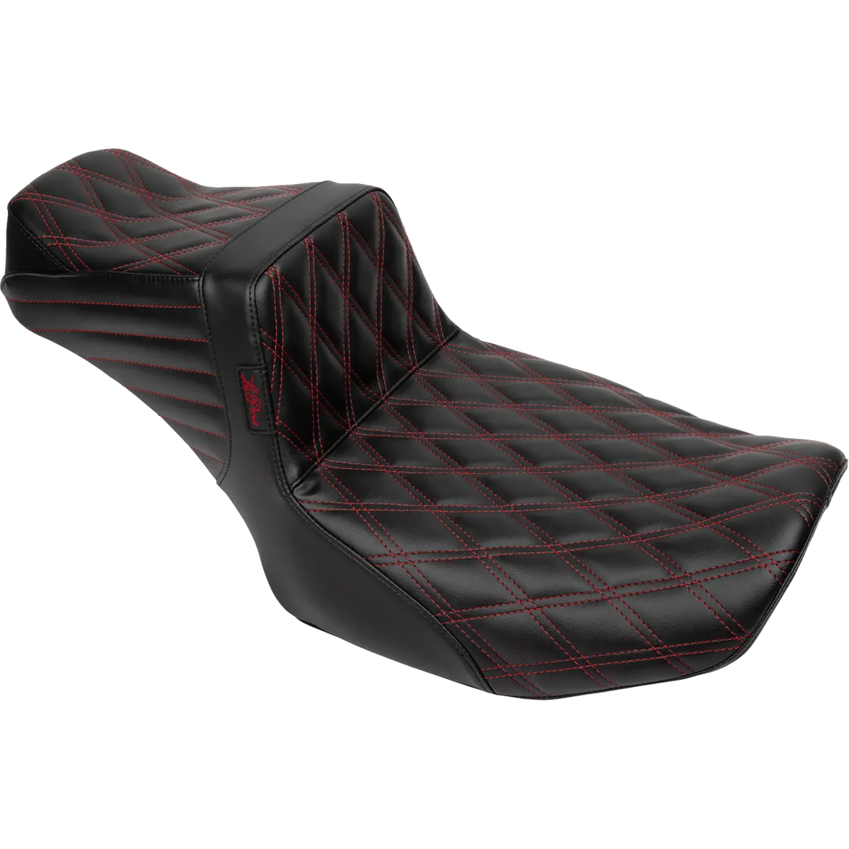 Le Pera Tailwhip Daddy Long Legs Seat - Red Double Diamond Stitch - Flh/Flt (Lv-587Dldd-R01) Touring 23-25 1