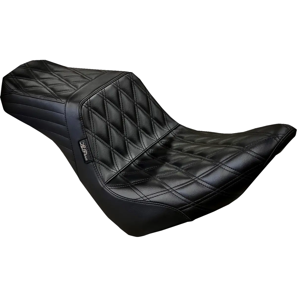Le Pera Tailwhip Seat - Double Diamond - Black - Fxlr/Flsb (Lyr-580Dd) Softail 18-23 1