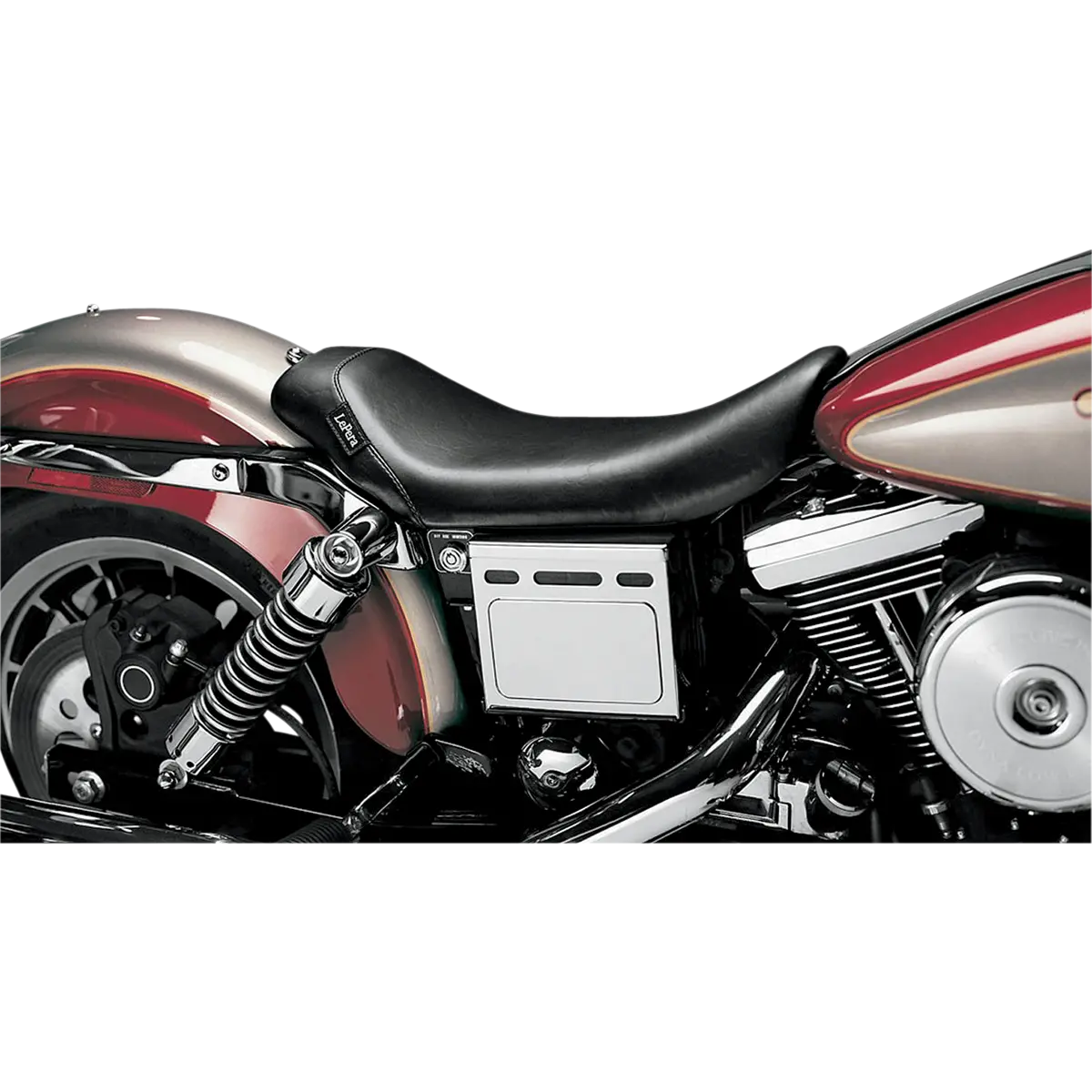 Le Pera Bare Bones Solo Seat - Smooth - Black (Ln-001) Dyna 96-03 1