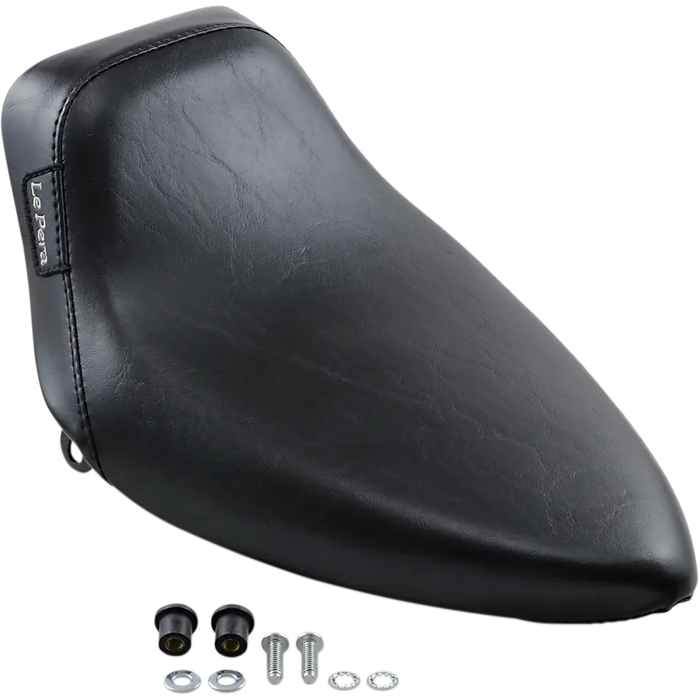 Le Pera Bare Bones Solo Seat - Smooth - Black - Fx/Fl (Ln-002) Touring, Softail, Dyna, Fxb 2