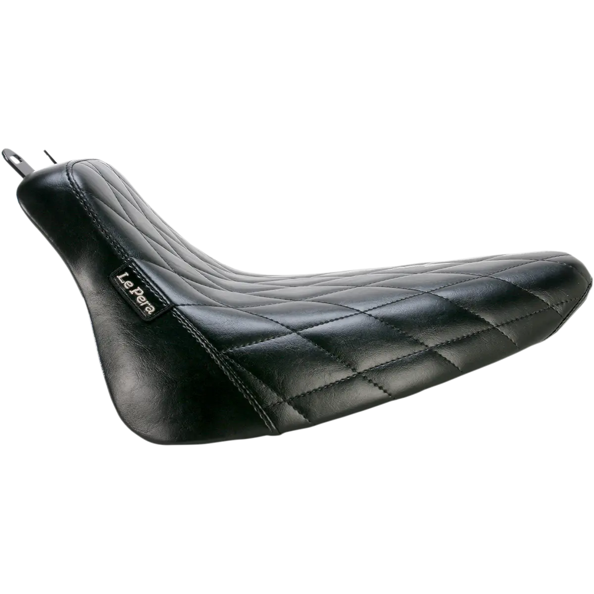 Le Pera Bare Bones Solo Seat - Diamond Stitch - Black (Lxe-007Dm) Softail 08-17 1