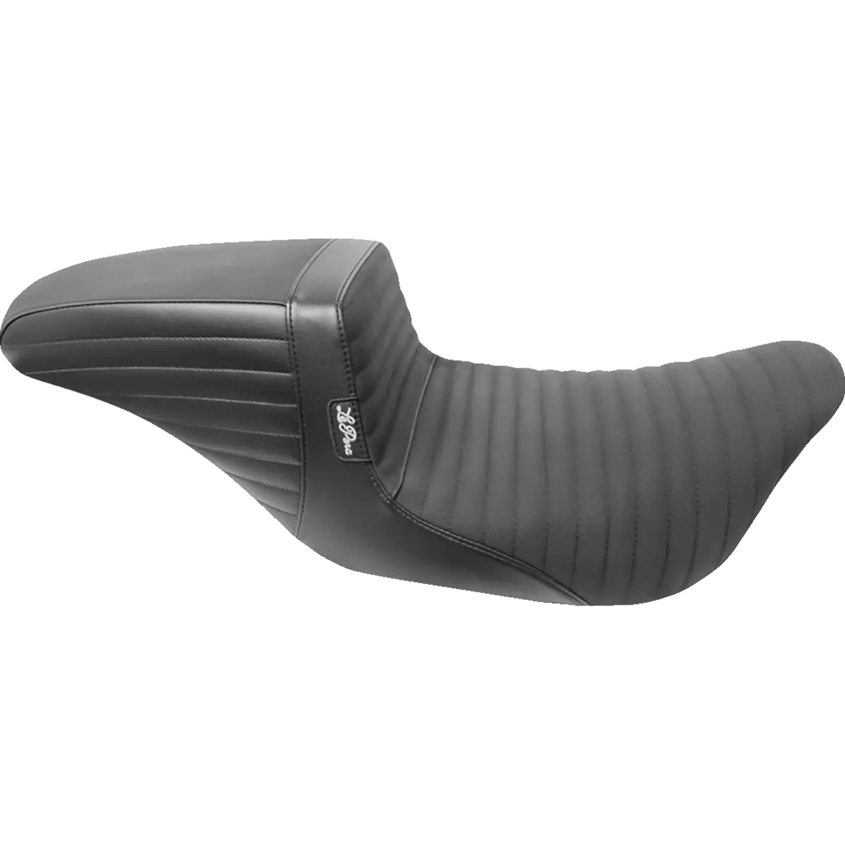 Le Pera Kickflip Daddy Long Legs Seat - Pleated W/ Gripp Tape - Black (Lk-597Dlptgp) Touring 08-23 1
