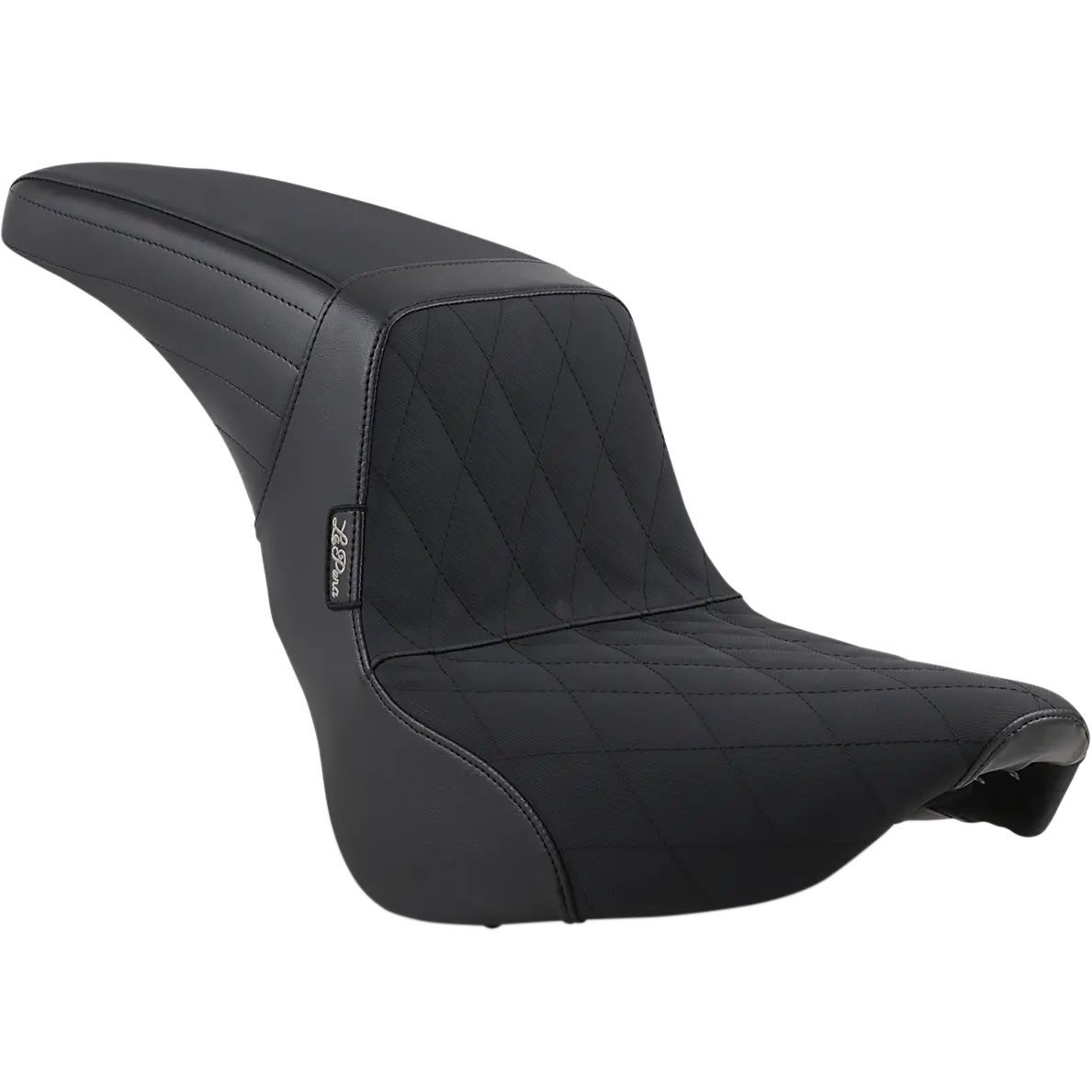 Le Pera Kickflip Seat - Diamond W/ Gripp Tape - Black (Lyx-590Dmgp) Softail 18-23 1