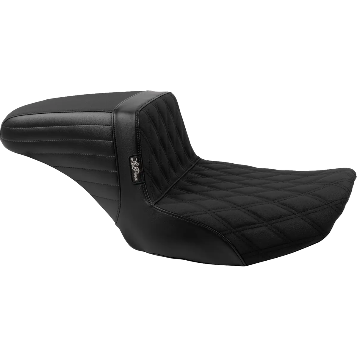 Le Pera Kickflip Seat - Double Diamond Stitch W/ Gripp Tape - Flh/Flt (Lv-597Ddgp) Touring 23-25 1