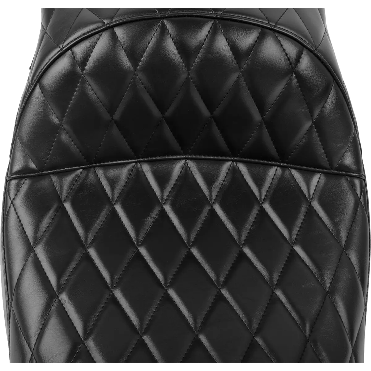 Le Pera Maverick Seat - Without Backrest - Diamond Stitch - Black - Flh/Flt (Lv-957Dm) Touring 23-25 2