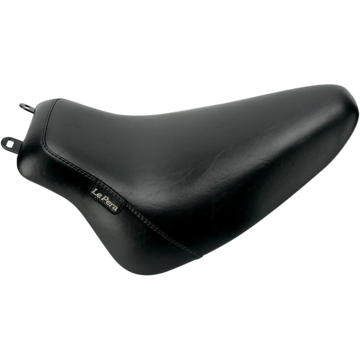 Le Pera Bare Bones Solo Seat - Smooth - Black (Lxe-007) Softail 08-17 1
