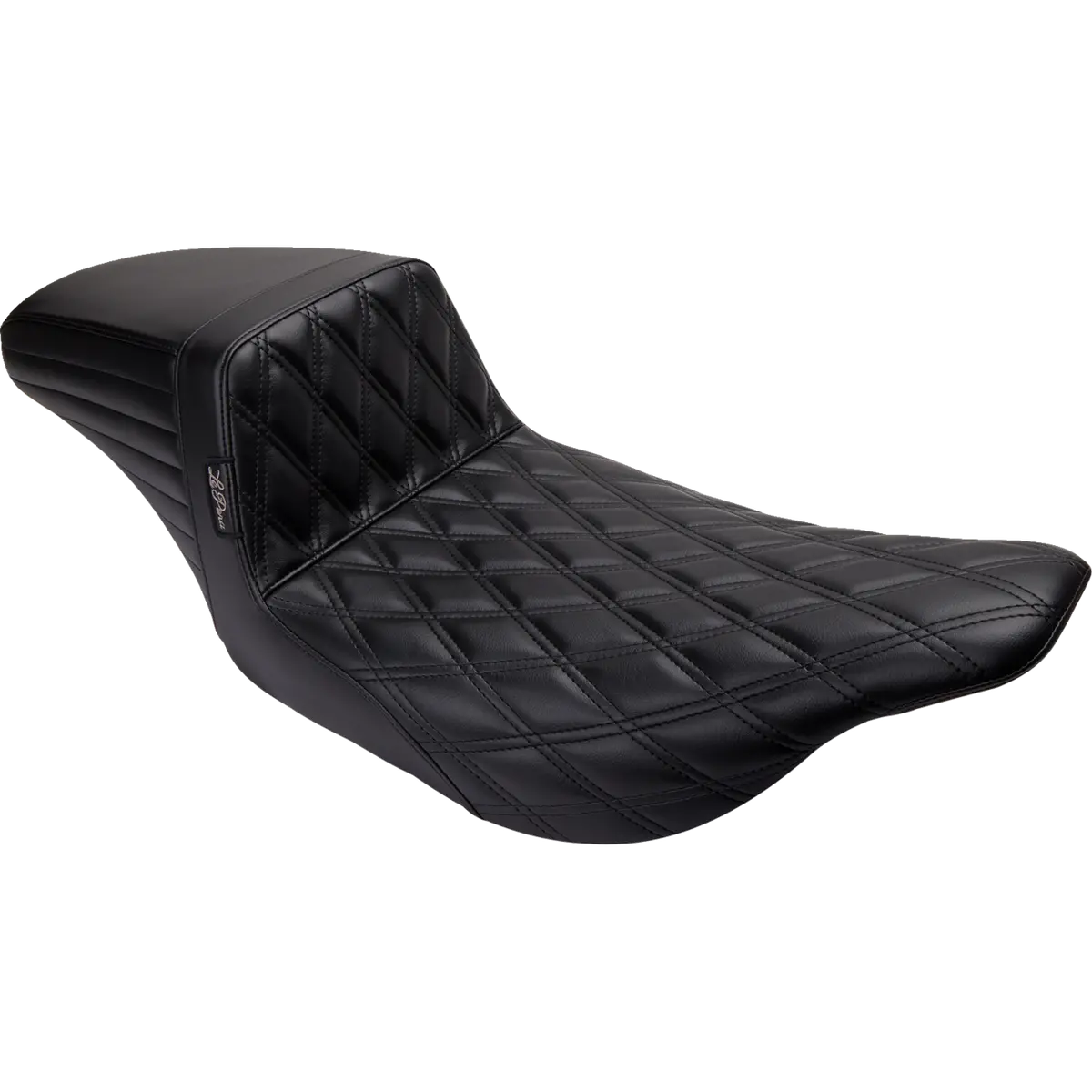 Le Pera Kickflip Seat - Double Diamond - Black (Lh-597Dd) Touring 97-07 1