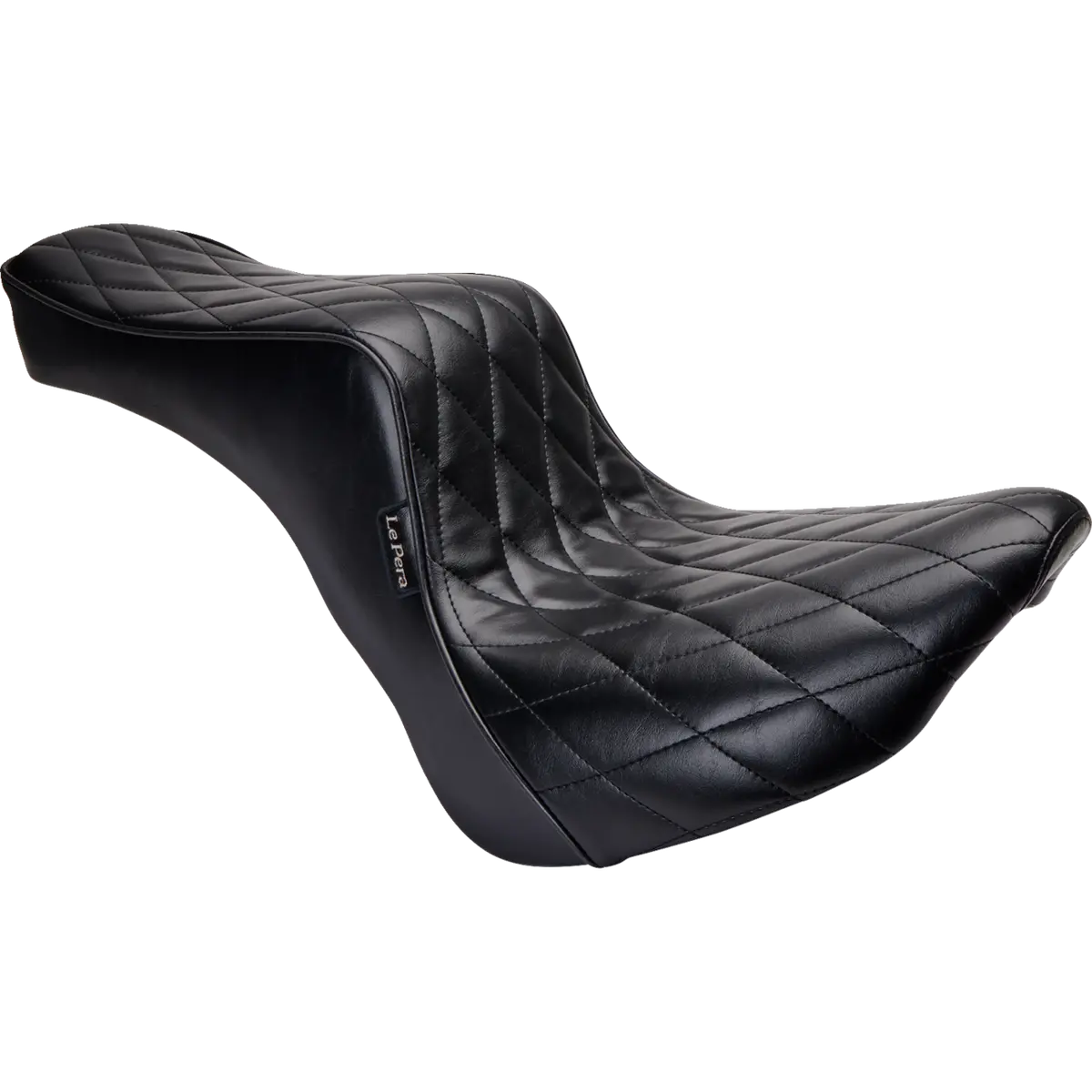 Le Pera Cherokee Seat - Diamond - Black - Fx/Fl (Ly-020Dm) Softail 18-24 1