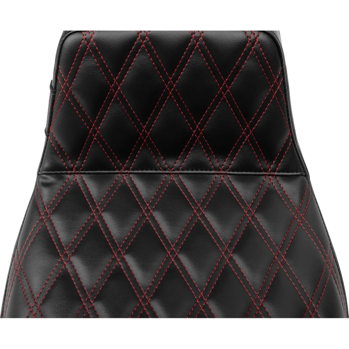 Le Pera Tailwhip Daddy Long Legs Seat - Red Double Diamond Stitch - Flh/Flt (Lv-587Dldd-R01) Touring 23-25 2
