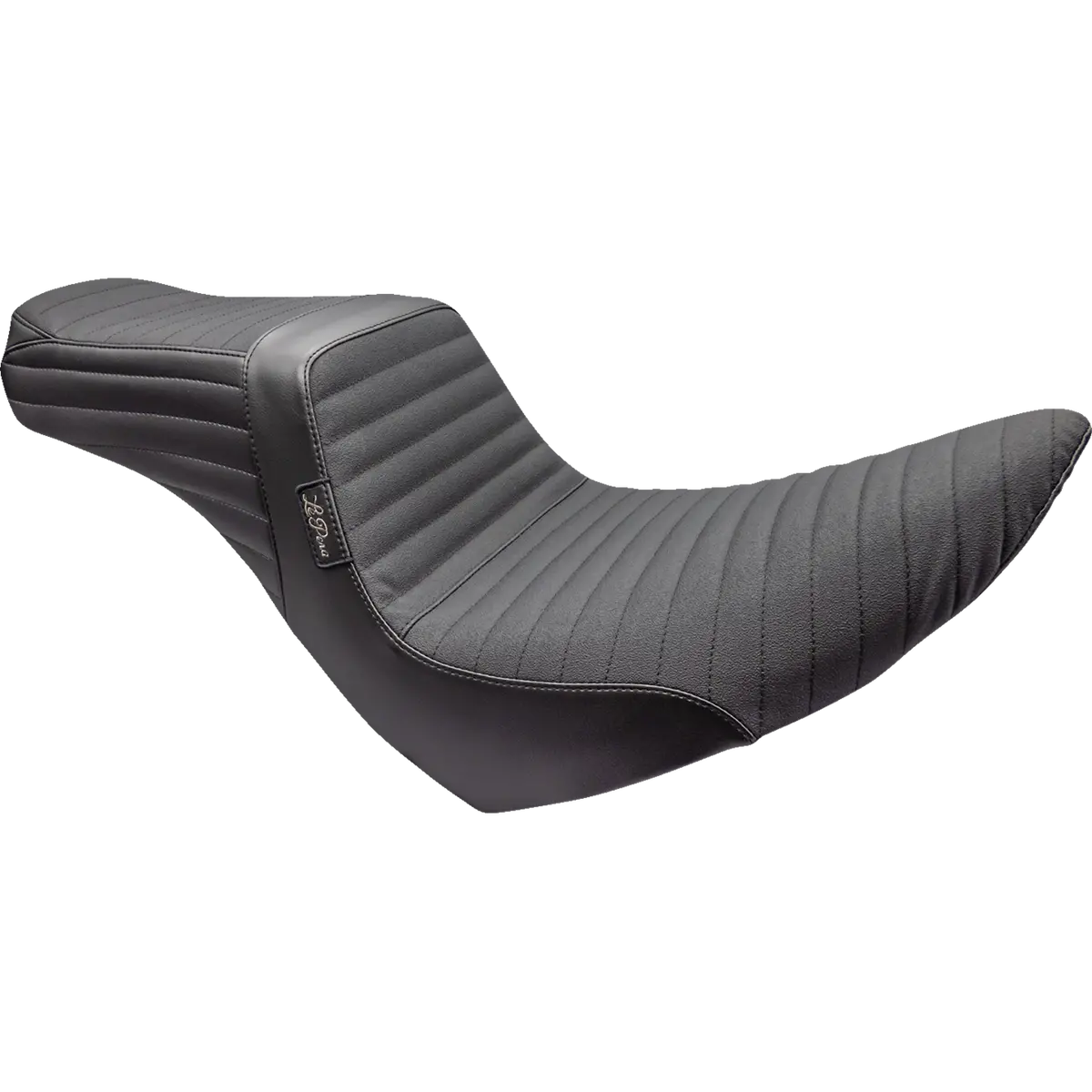 Le Pera Tailwhip Seat - Pleated W/ Grip Tape - Black - Fl/Fx (Lyr-580Ptgp) Softail 18-23 1