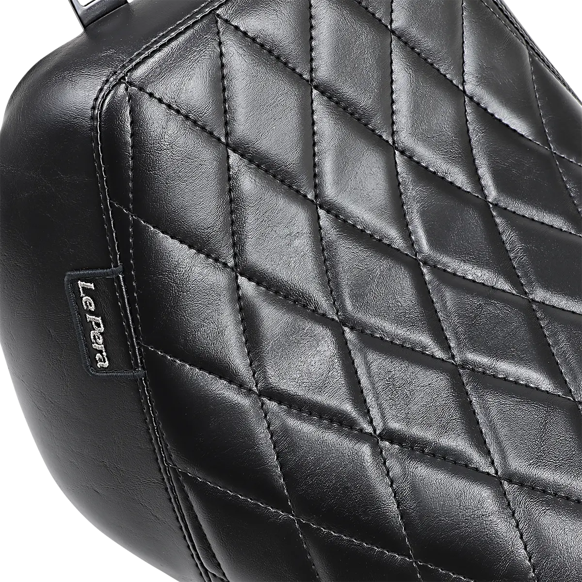 Le Pera Bare Bones Solo Seat - Diamond Stitch - Black - Flfb/S (Lyo-007Dm) Softail 18-23 2