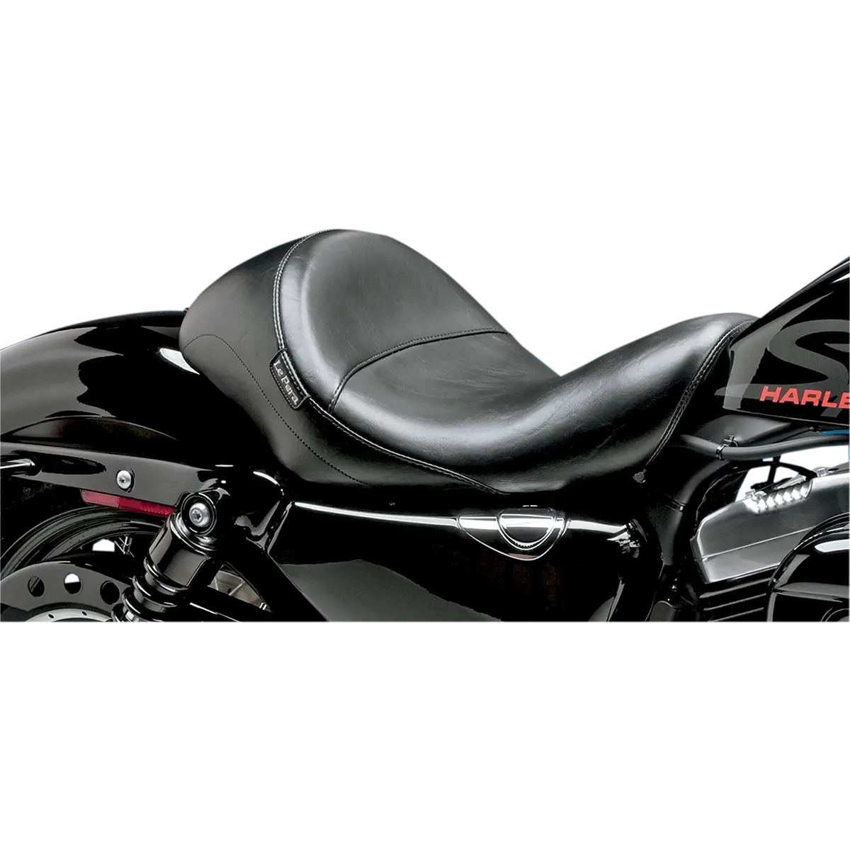 Le Pera Aviator Solo Seat - Smooth - Black (Lfk-316) Sportster 04-22 1