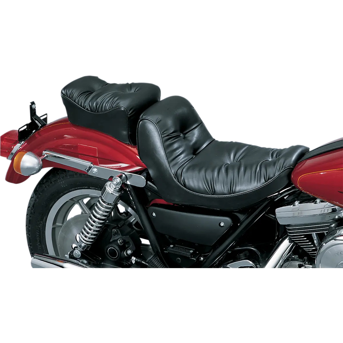 Le Pera Plush Pillow 2-Up Seat (L-162) Softail, Fxrs, Fxrt, Dyna, Touring, Fxrdg 1