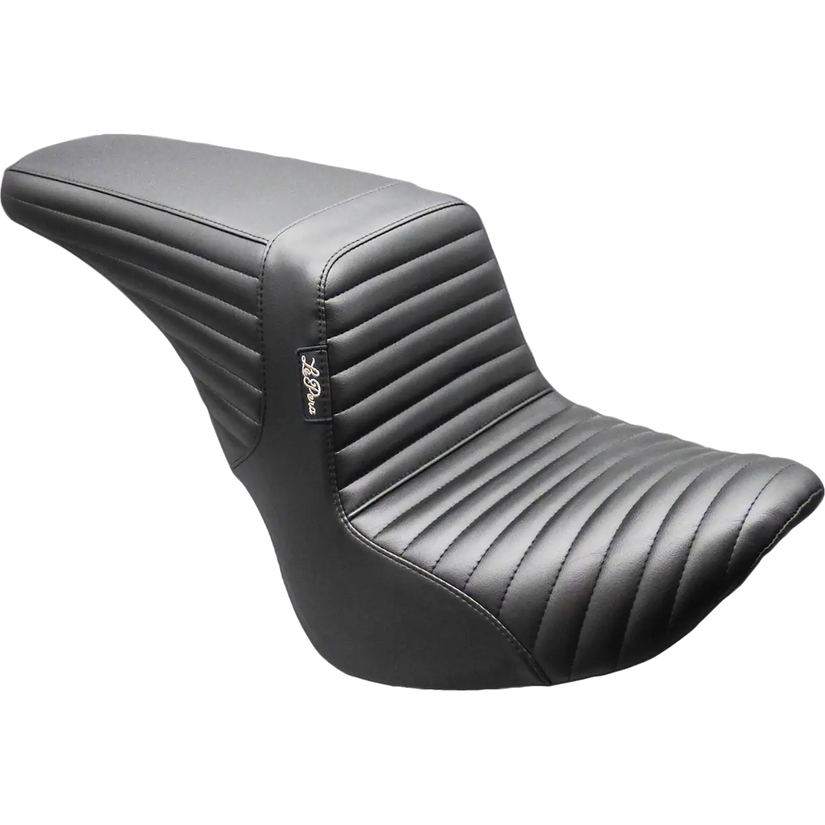 Le Pera Kickflip Up Front Seat - Pleated - Black - Fl/Fx (Lyu-590Pt) Softail 18-25 1
