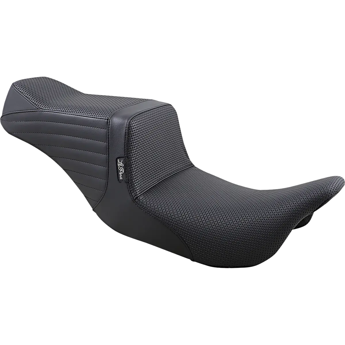 Le Pera Tailwhip Seat - Basketweave - Black (Lk-587Bw) Touring 08-23, Cvo 14 1
