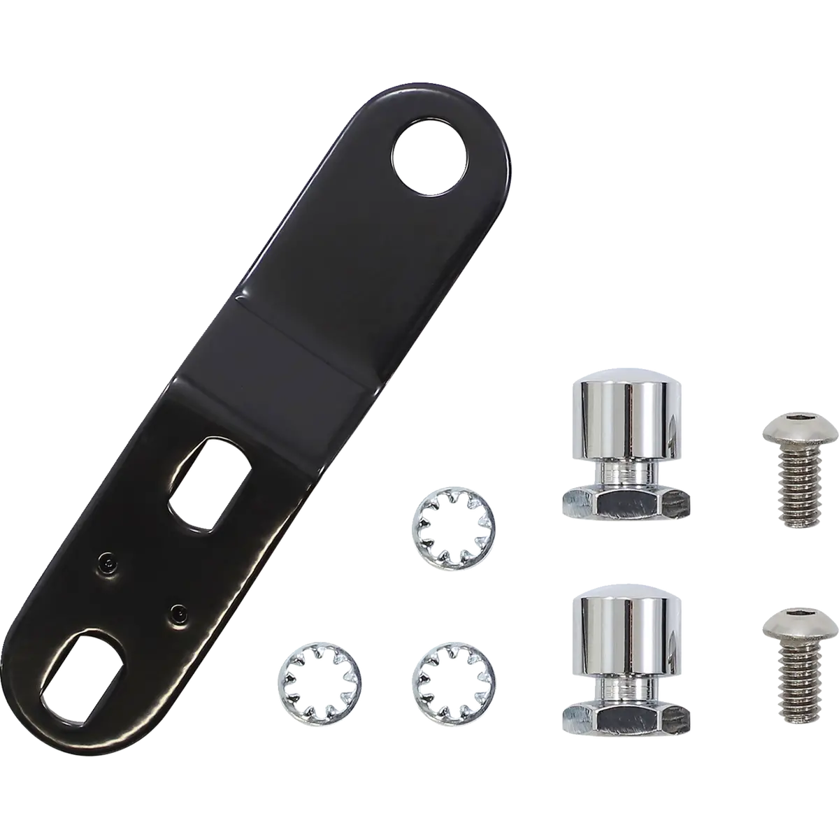 Le Pera Bare Bones Pillion Pad - Diamond - Black - Fl/Fx (Ly-007Pdm) Softail 18-23 2