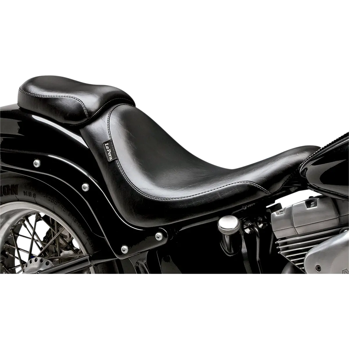 Le Pera Silhouette Pillion Seat - Smooth - Fl/Fx (Lk-850P) Softail 06-17 1