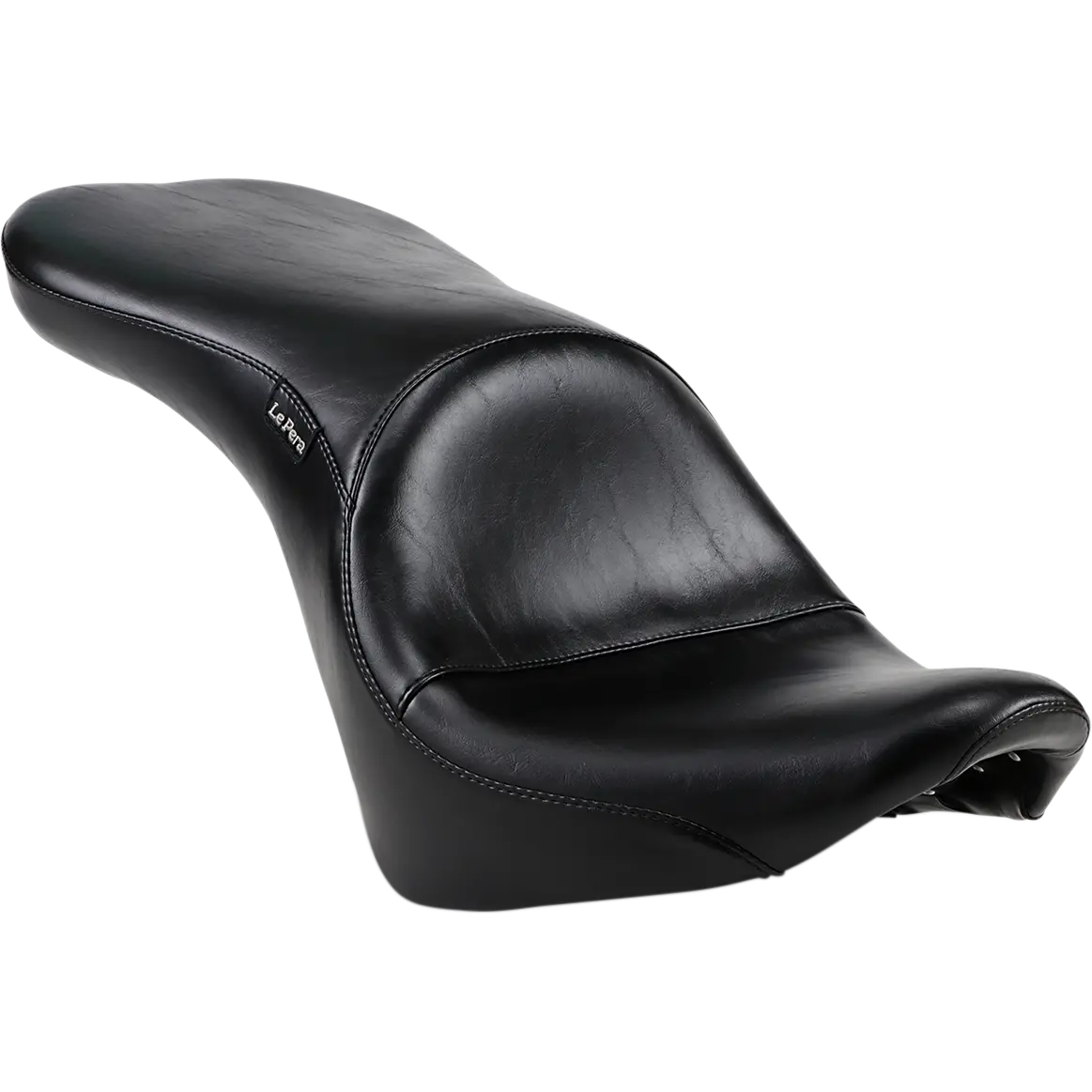 Le Pera Maverick Seat - Without Backrest - Smooth - Black - Fl/Fx (Ly-910S) Softail 18-23 1