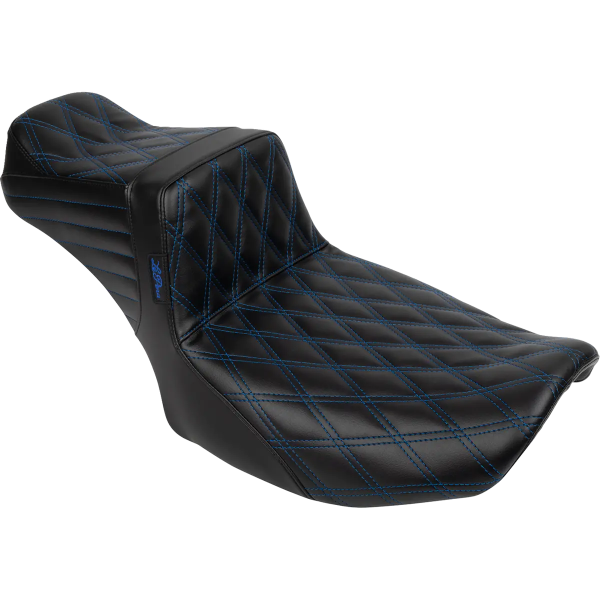 Le Pera Tailwhip Daddy Long Legs Seat - Blue Double Diamond Stitch - Flh/Flt (Lv-587Dldd-Be01) Touring 23-25 1