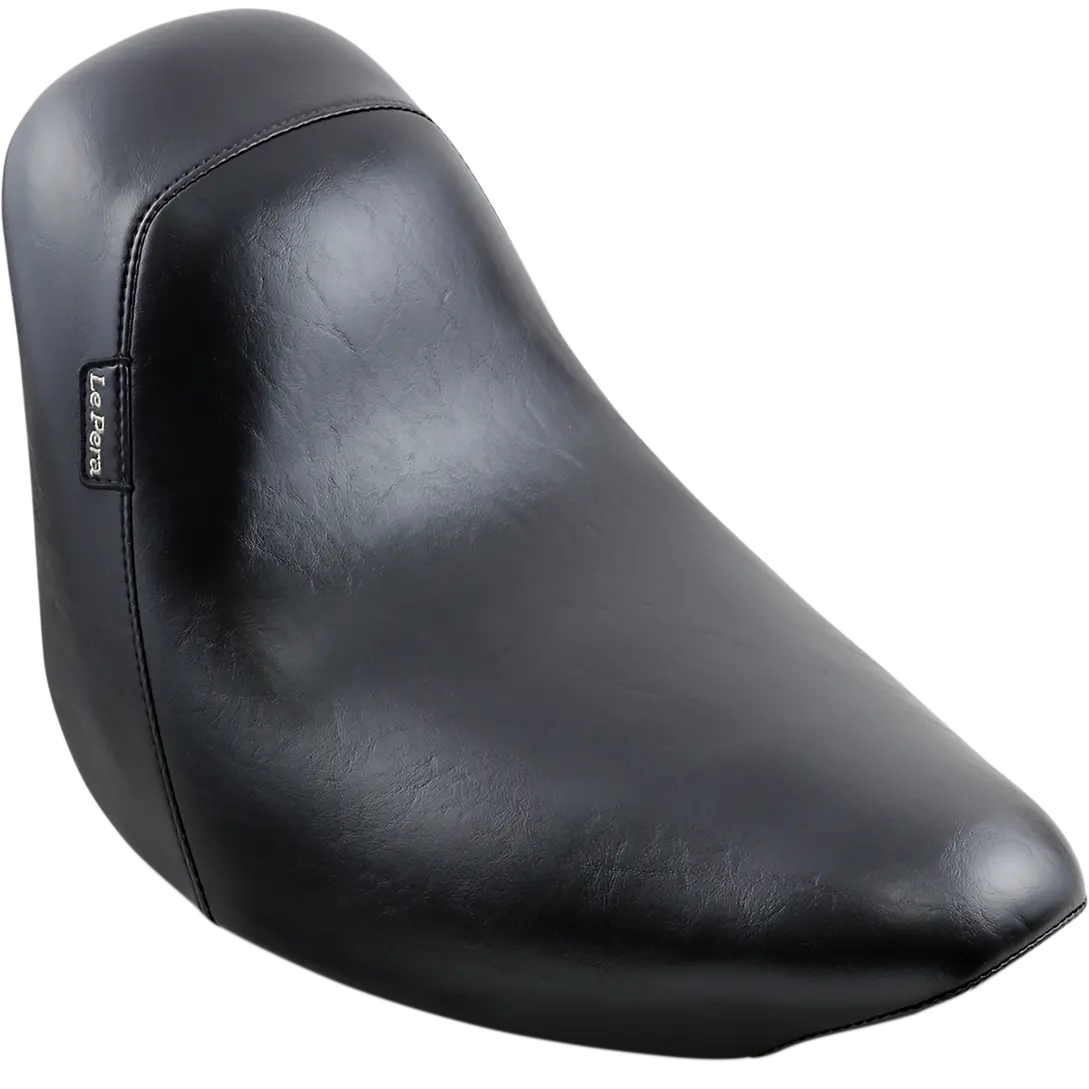 Le Pera Bare Bones Solo Seat - Smooth - Black (Lgk-007) Softail 06-17 1