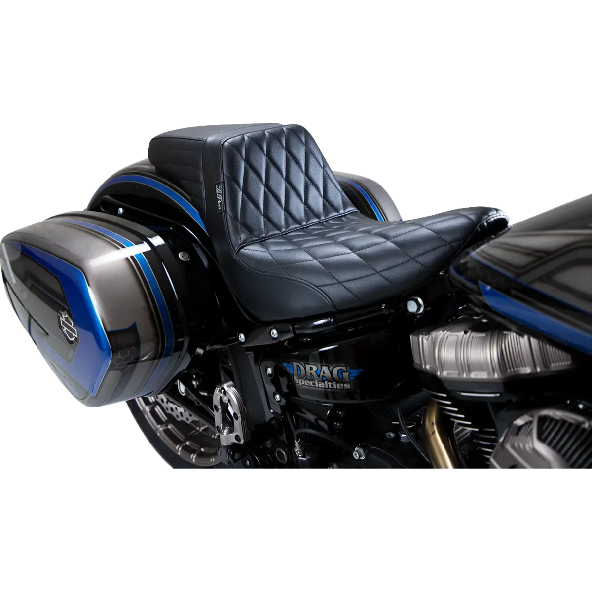 Le Pera Kickflip Seat - Diamond - Black (Lyr-590Dm) Softail 18-23 1