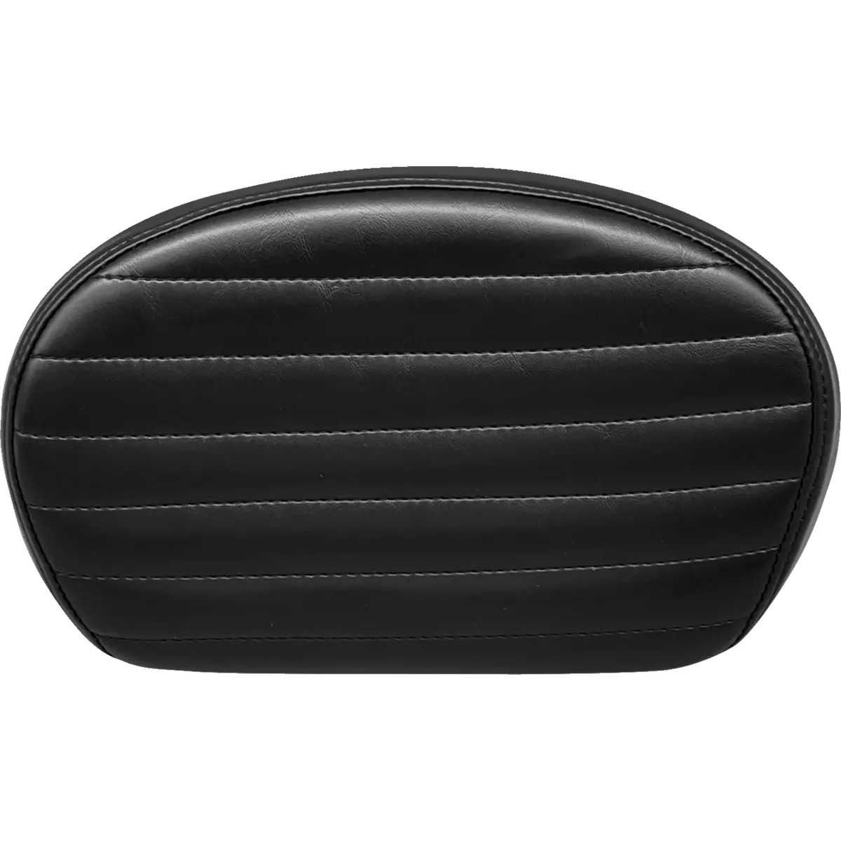 Le Pera Sissy Bar Pad - Medium - Pleated - Shiny Black (L-Sbp02pt-Sh) Touring, Cvo, Softail 1