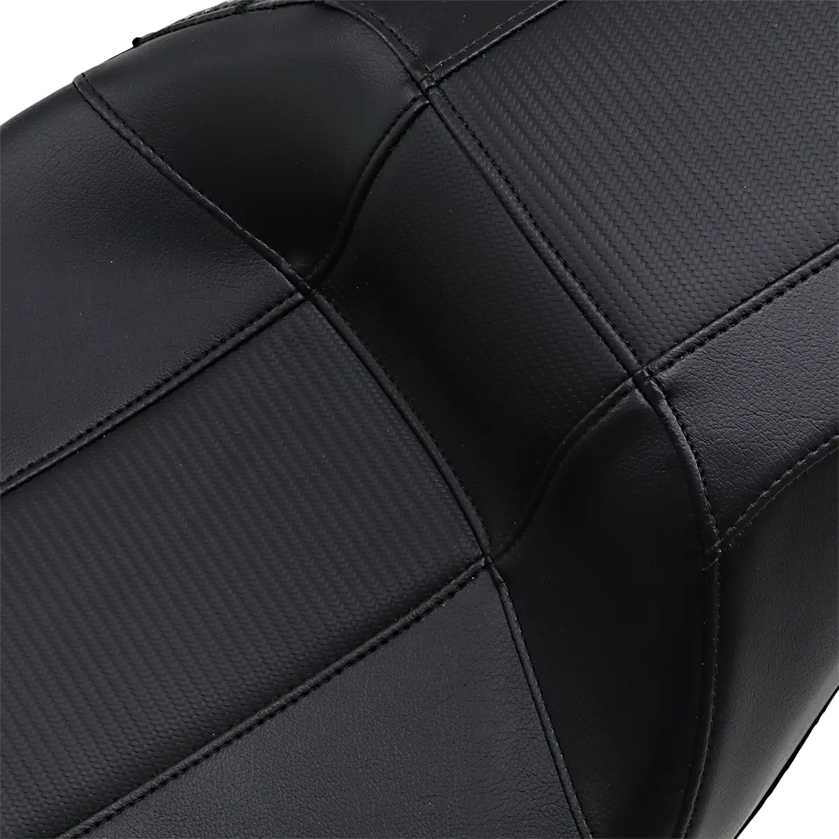 Le Pera Outcast Gt-2 Seat - 2-Up - W/O Backrest - Black Carbon Fiber Inlay (Lk-997Gt3) Touring 08-23, Cvo 14 2