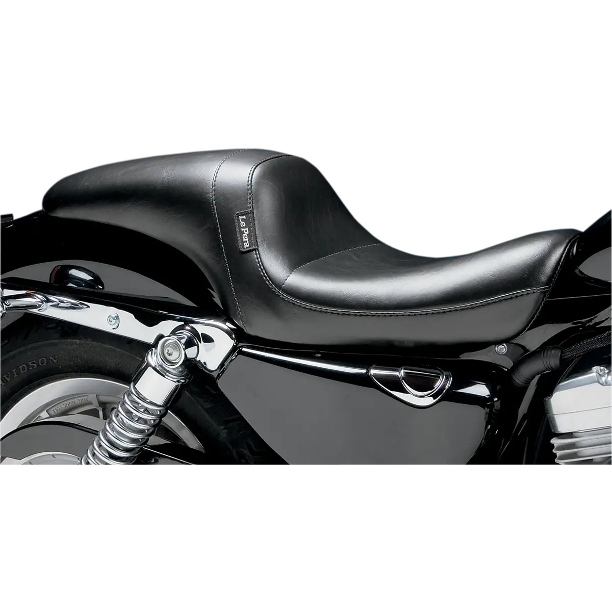 Le Pera Daytona Sport Seat - Smooth - Black (Lf-542S) Sportster 04-22 1