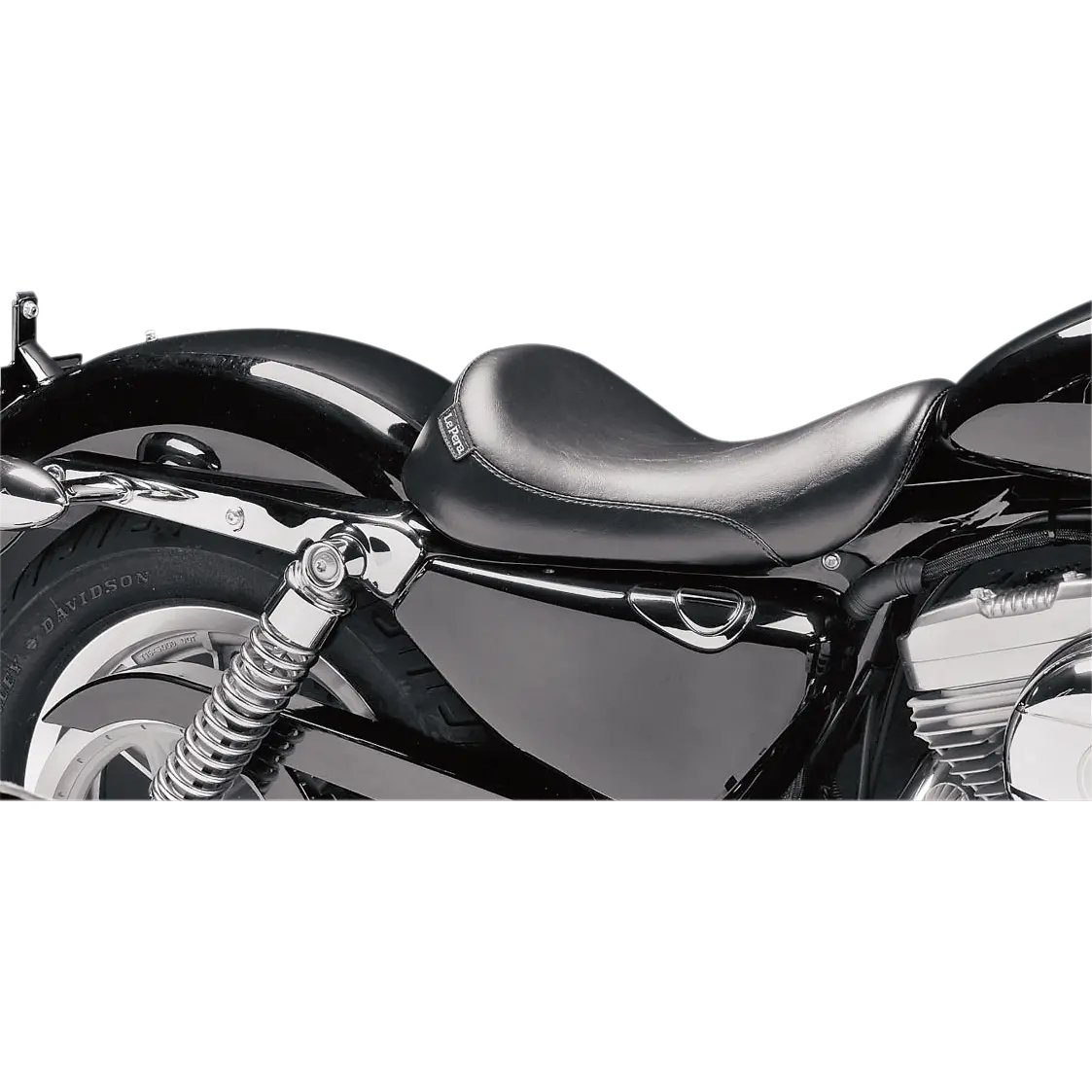 Le Pera Silhouette Solo Seat - Smooth - Black (Lf-856) Sportster 04-22 1