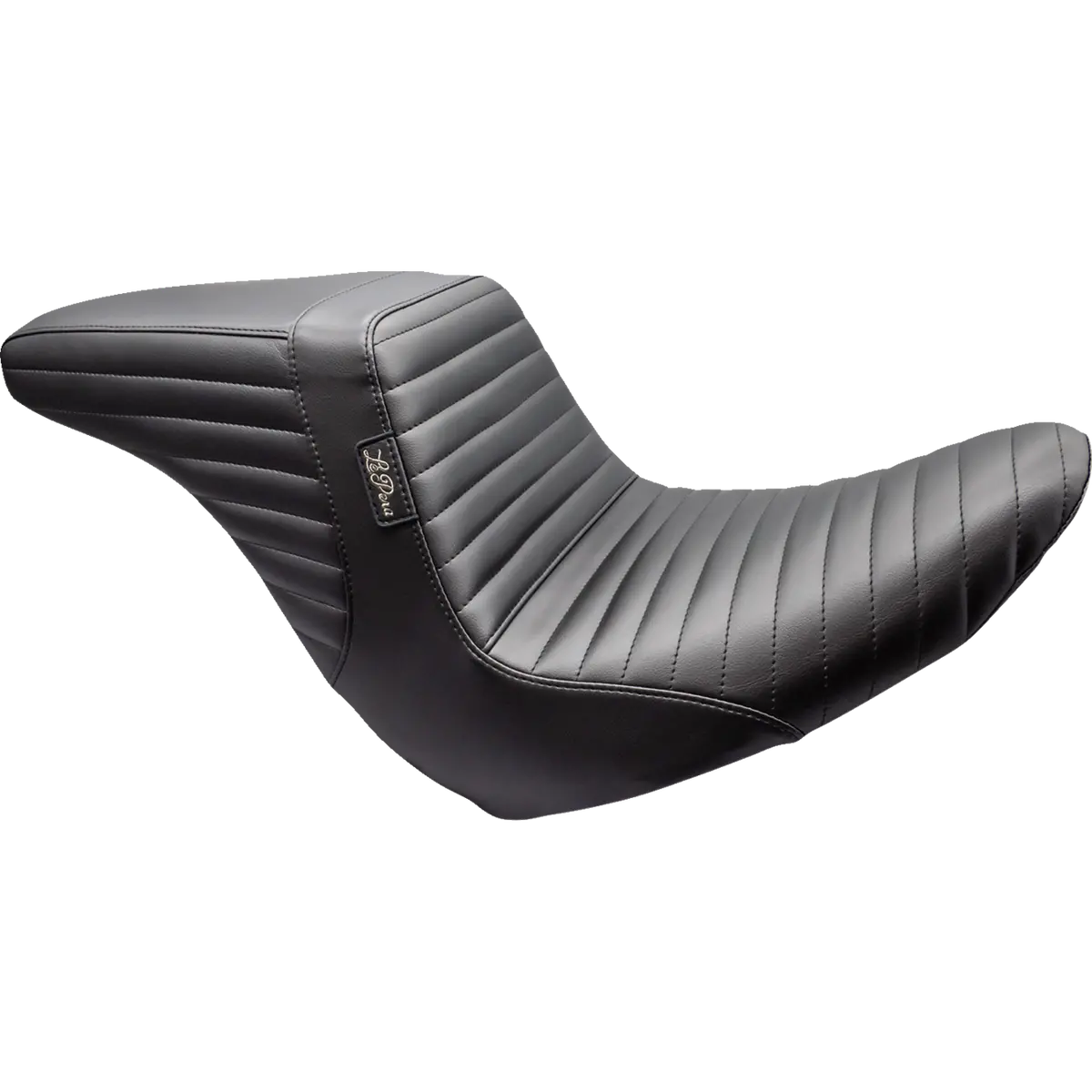 Le Pera Kickflip Up Front Seat - Pleated - Black - Fl/Fx (Lyru-590Pt) Softail 18-24 1