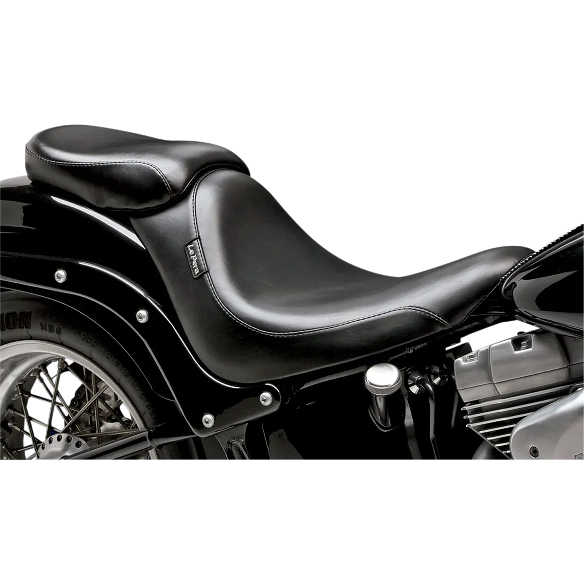 Le Pera Silhouette Pillion Seat - Deluxe - Fl/Fx (Lk-800P) Softail 06-17 1