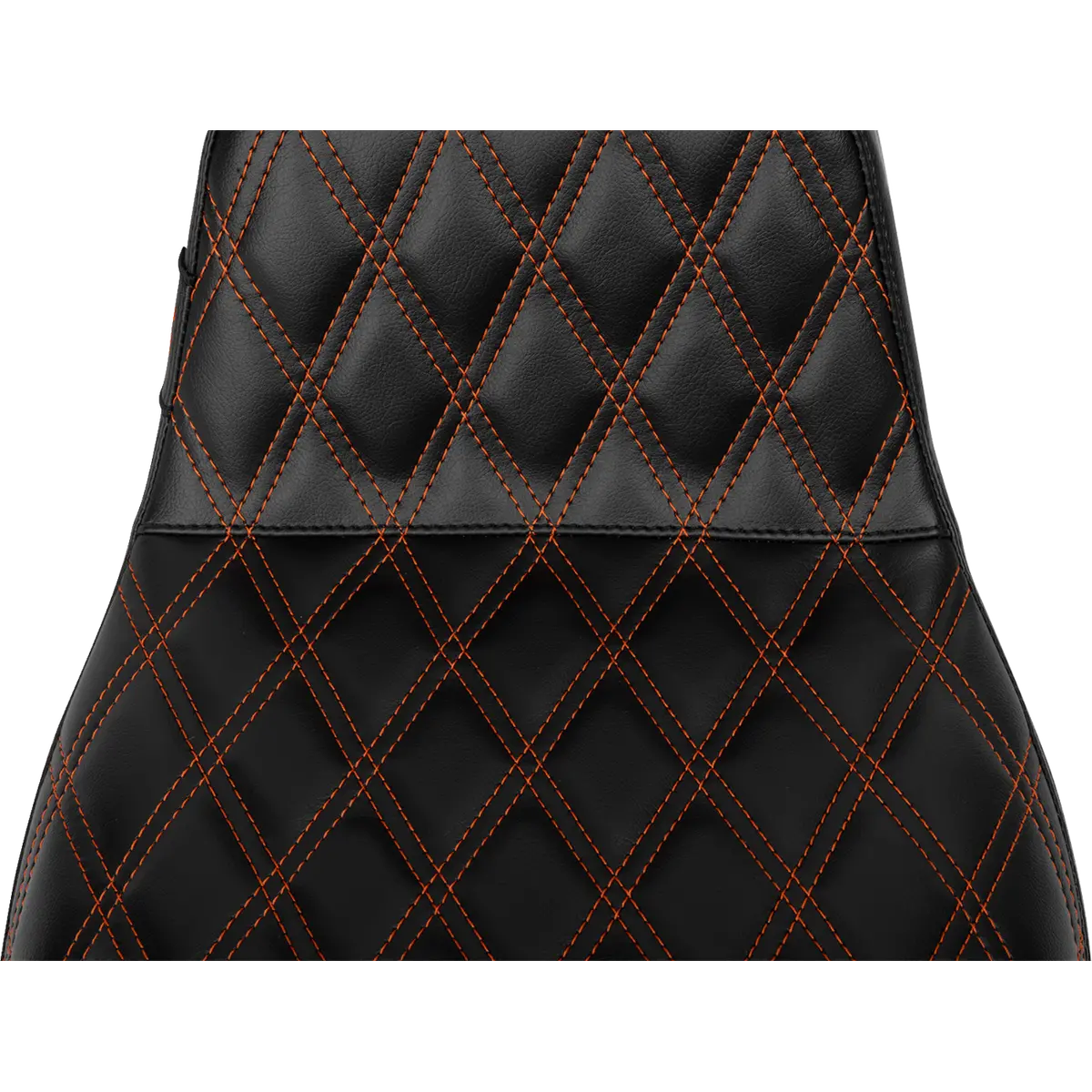 Le Pera Tailwhip Daddy Long Legs Seat - Burnt Orange Double Diamond Stitch - Flh/Flt (Lv-587Dldd-Ob4) Touring 23-25 2