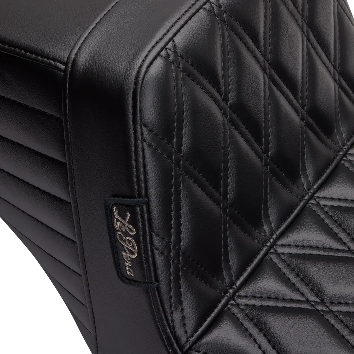 Le Pera Kickflip Seat - Double Diamond - Black (Lh-597Dd) Touring 97-07 2
