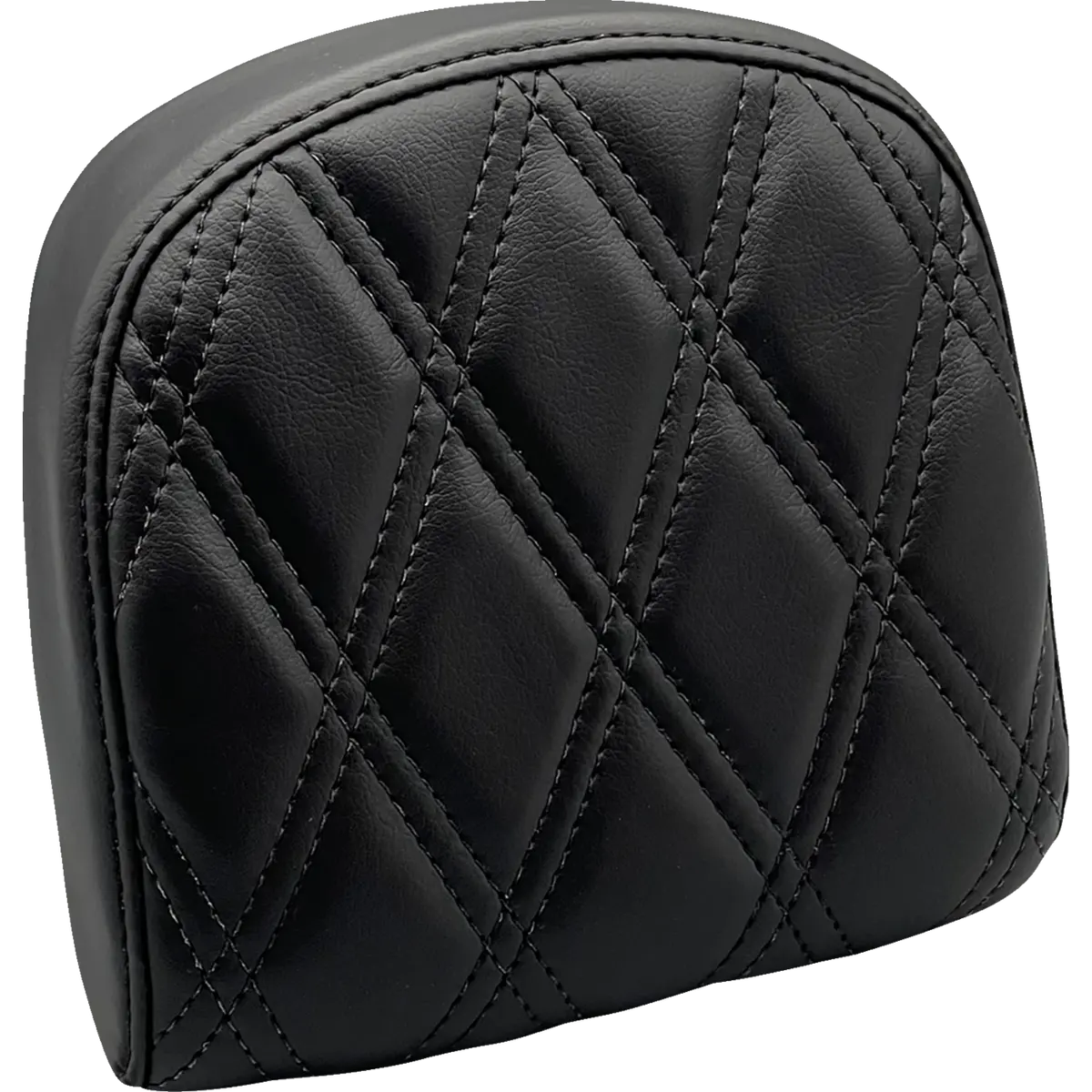 Le Pera Sissy Bar Pad - Small - Double Diamond - Dull Black (L-Sbp03dd-Dull) Cvo, Softail, Touring 1