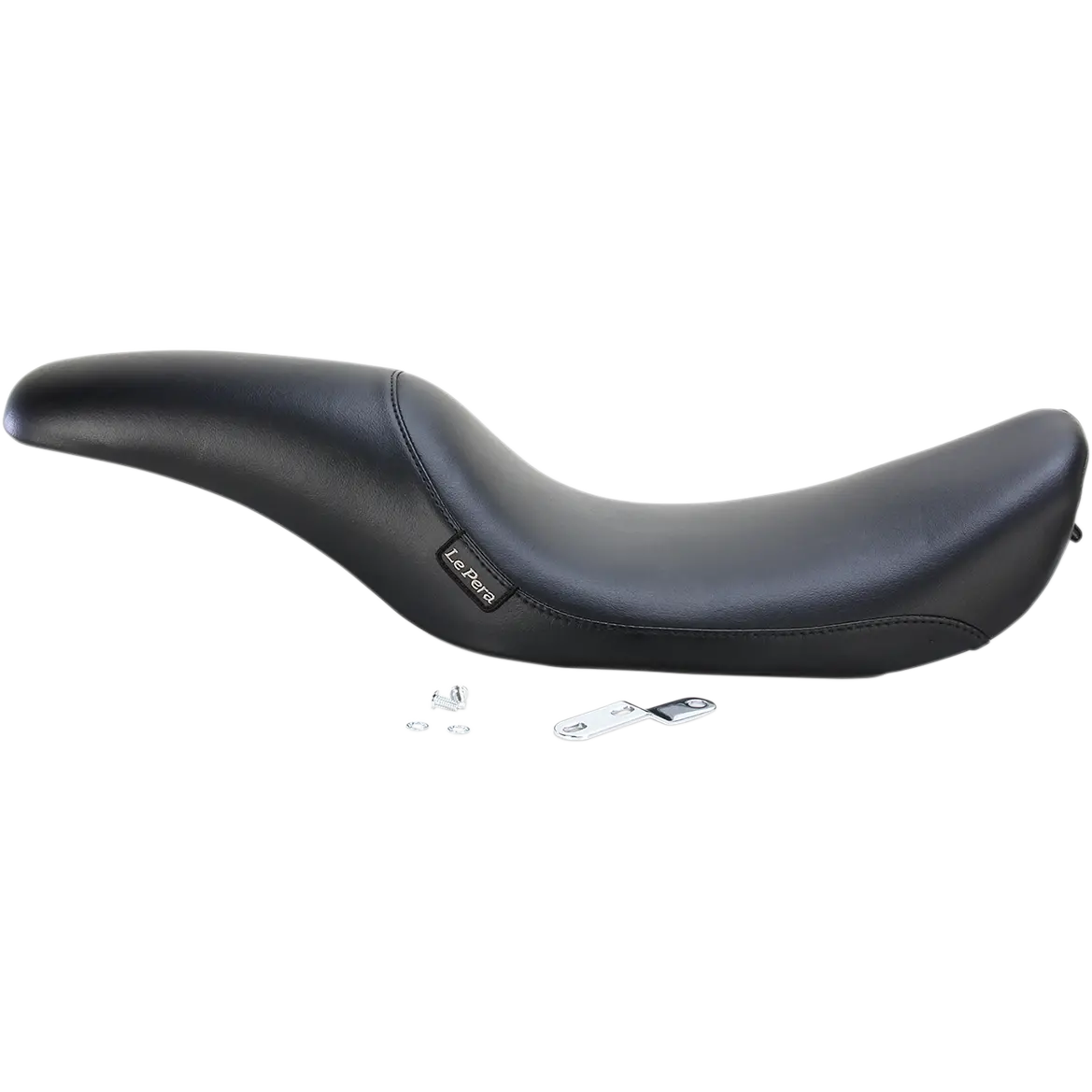 Le Pera Silhouette Full-Length Seat - Smooth - Black (Lh-867Py) Touring 02-07 2