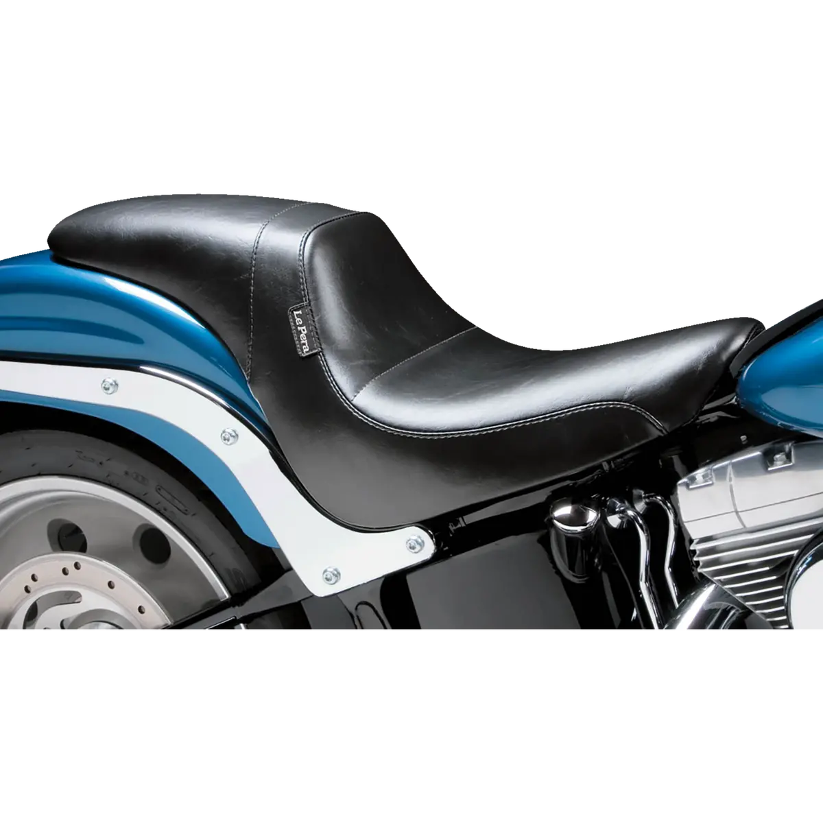Le Pera Daytona Sport Seat - Smooth - Black - Fl/Fx (Lk-540S) Softail 06-17 2