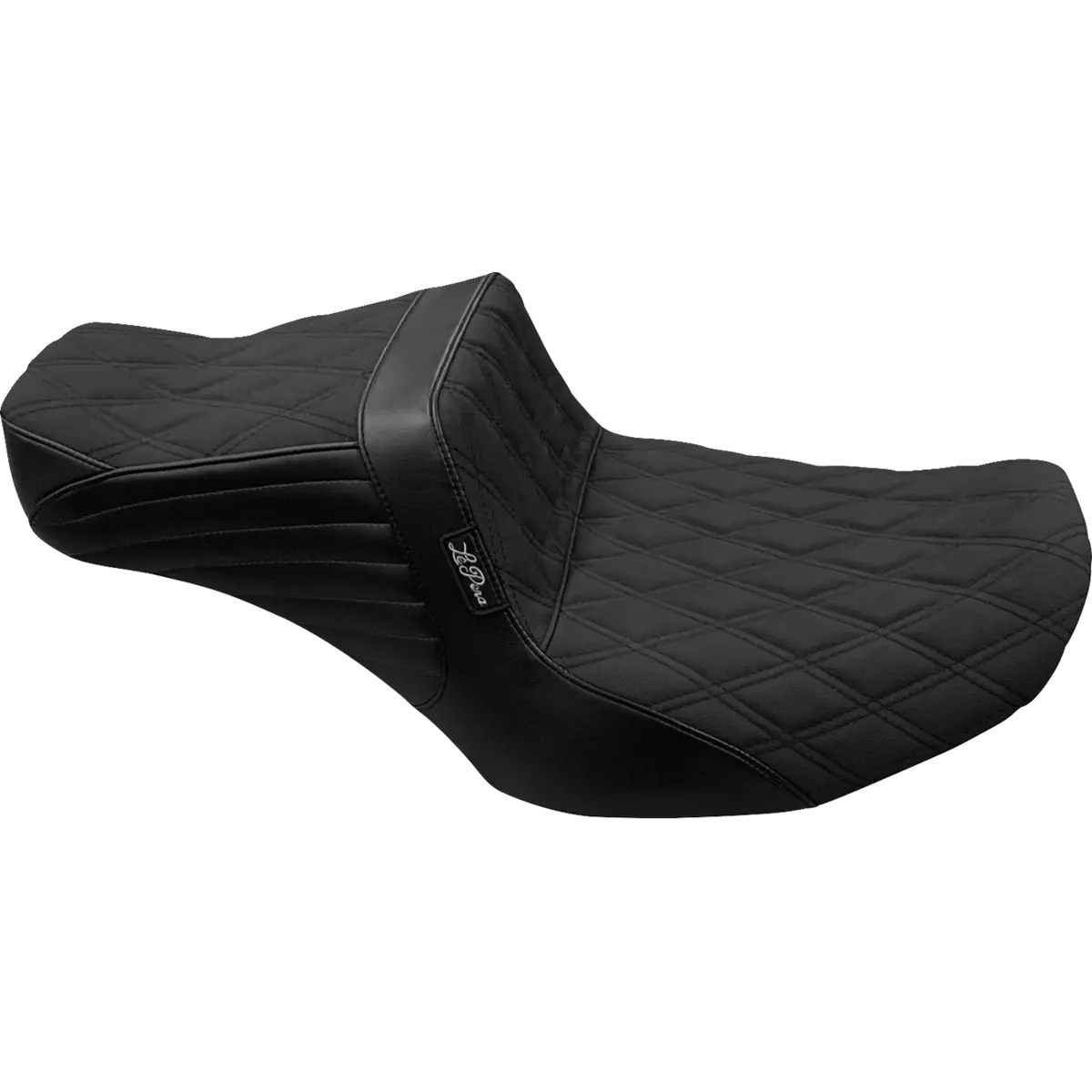 Le Pera Tailwhip Seat - Double Diamond W/ Gripper - Flh/Flt (Lv-587Ddgp) Touring 23-25 1