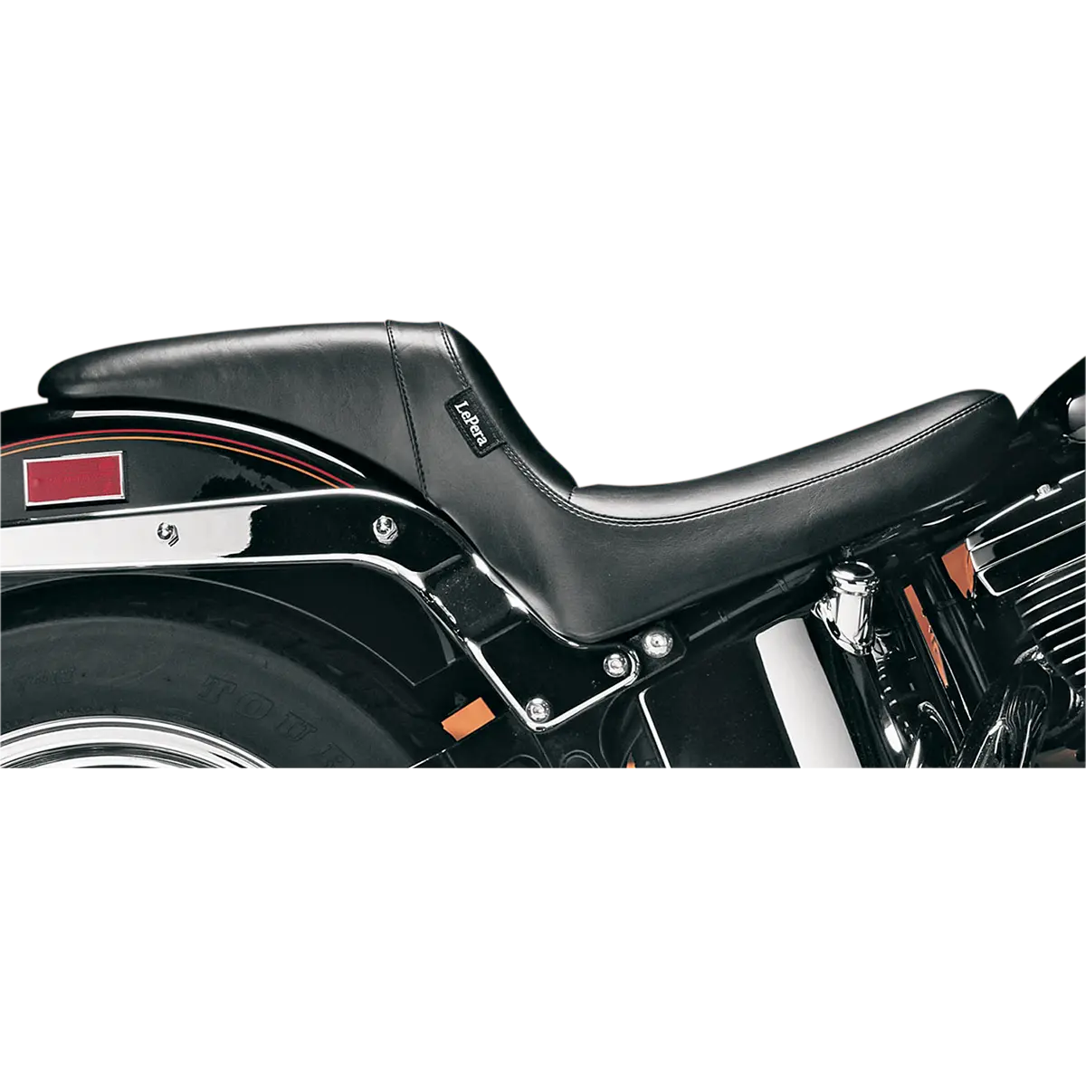 Le Pera Daytona Sport Seat - Smooth - Black (Ln-540S) Softail 84-99 1