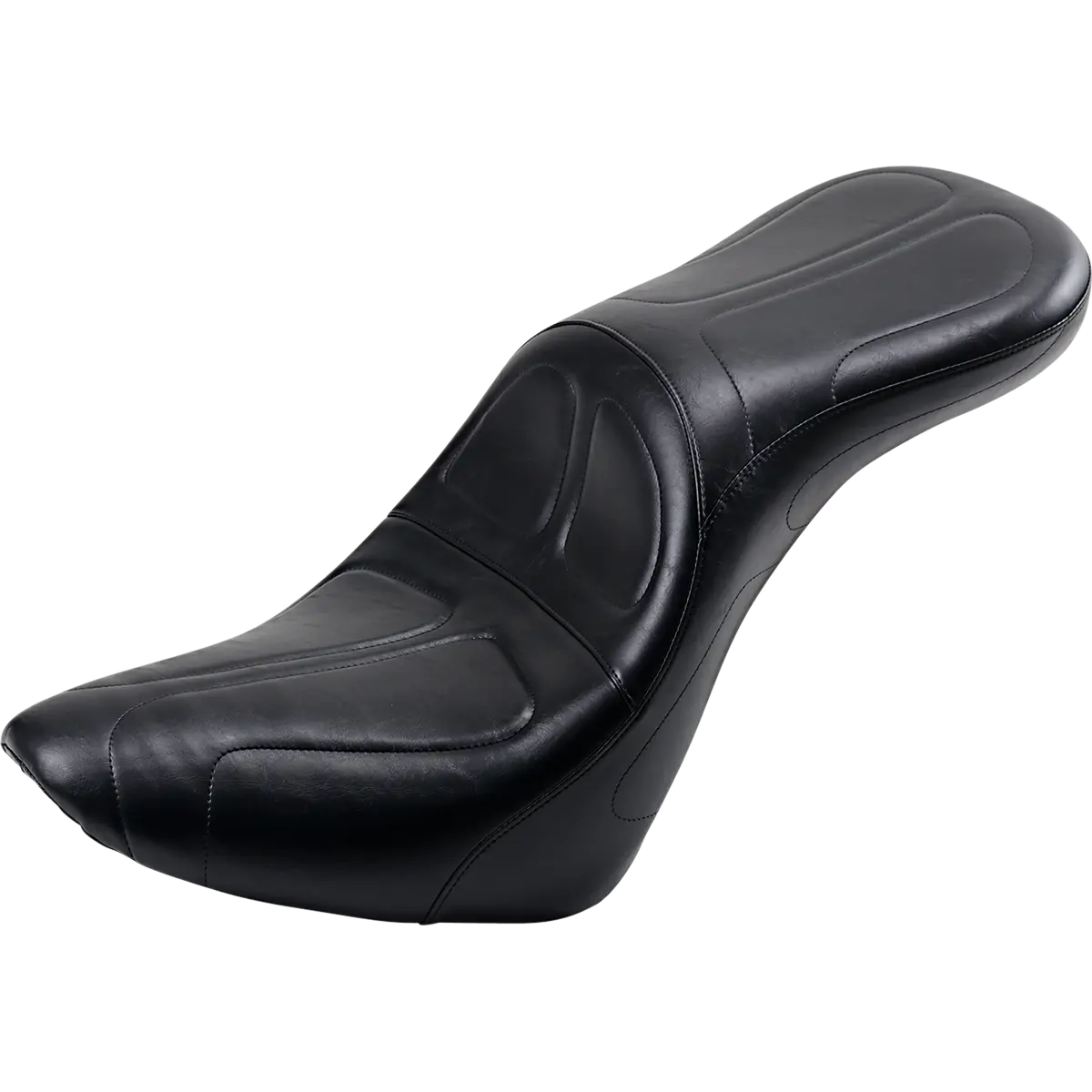 Le Pera Maverick Daddy Long Legs Seat - Black - Stitched (Lyx-910Dl) Softail 18-23 1