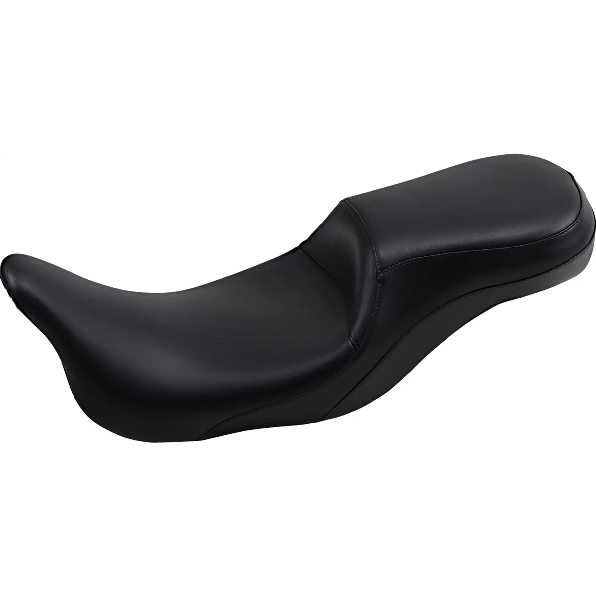 Le Pera Outcast Daddy Long Legs Seat - 2-Up - W/O Backrest - Smooth - Black (Lk-997Dl) Touring 08-23, Cvo 14 1