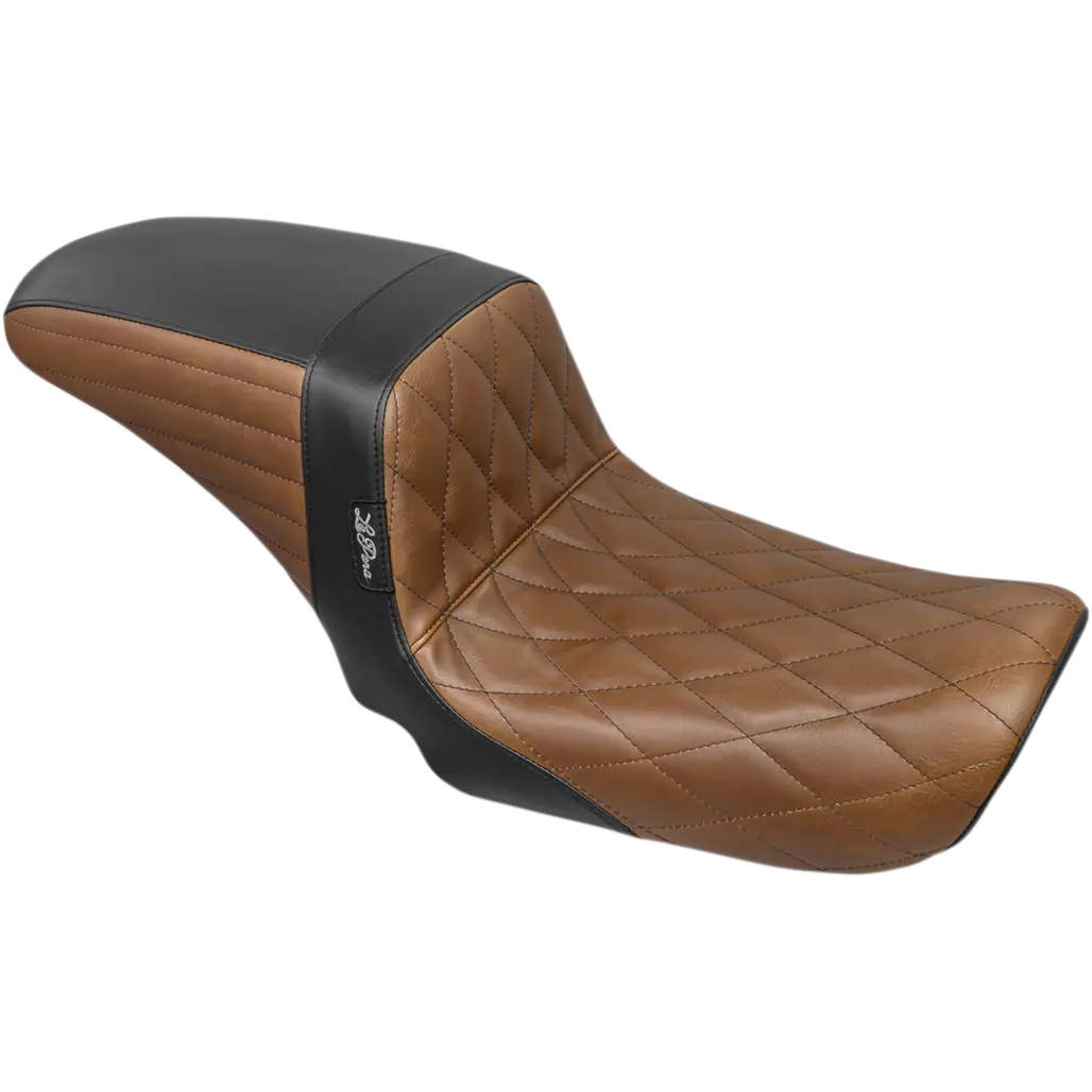 Le Pera Kickflip Seat - Diamond - Black/Brown (Lk-591Dmbrnbk) Dyna 06-17 1