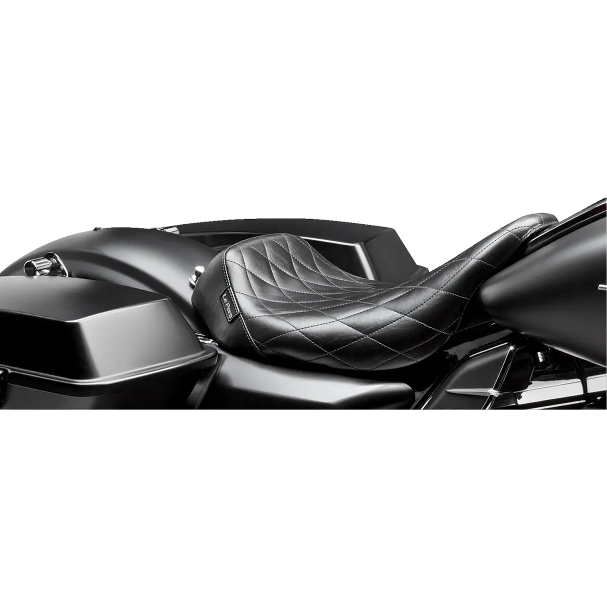 Le Pera Bare Bones Solo Seat - Diamond Stitch - Black (Lk-005Dm) Touring 08-23 1