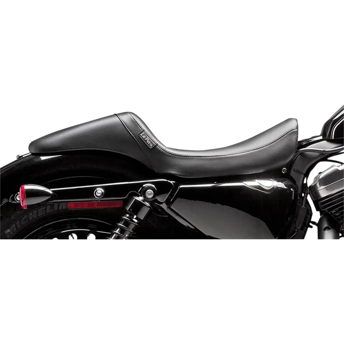 Le Pera Daytona Sport Daddy Long Legs Seat - Smooth - Black (Lc-542Dls) Sportster 04-22 1