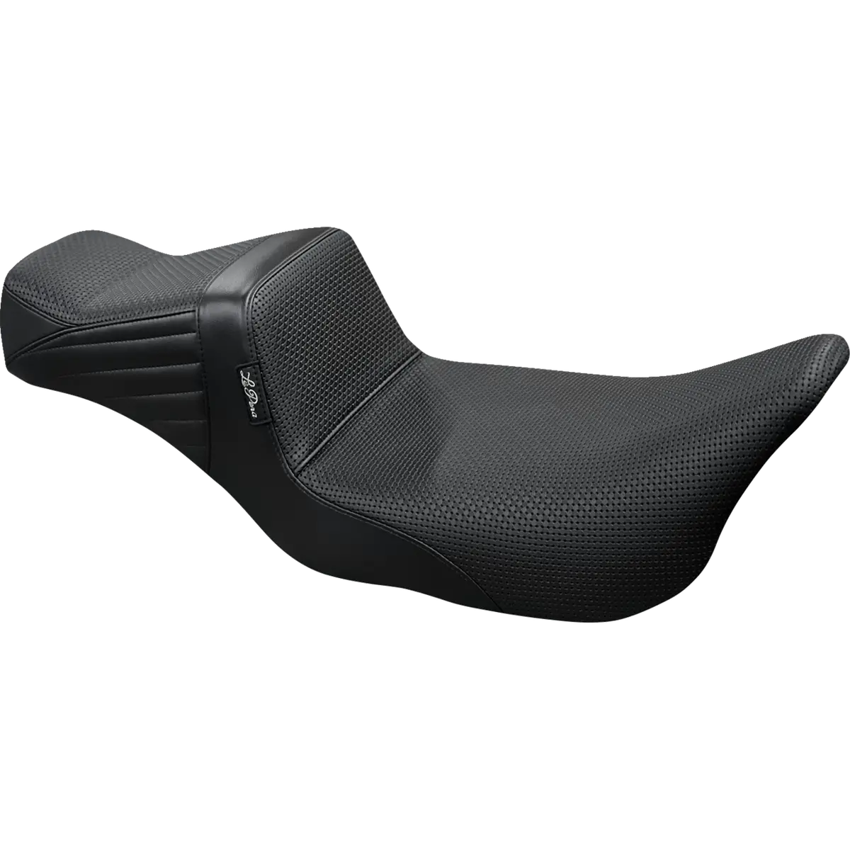 Le Pera Tailwhip Daddy Long Legs Seat - Basketweave - Black (Lk-587Dlbw) Touring 08-23, Cvo 14 1