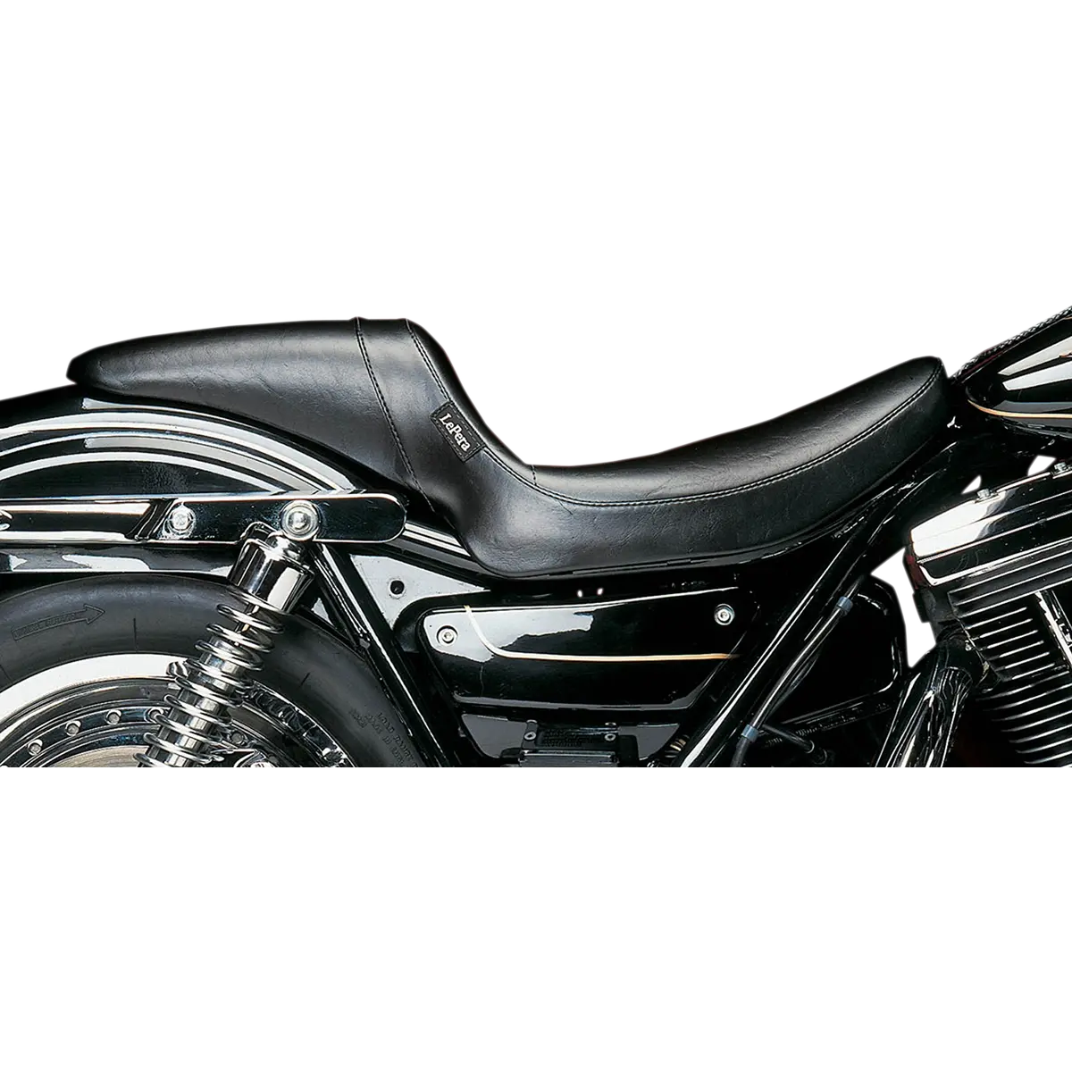 Le Pera Daytona Sport Seat - Smooth - Black (L-541S) Softail, Fxrs, Fxrt, Dyna, Touring, Fxrdg 1