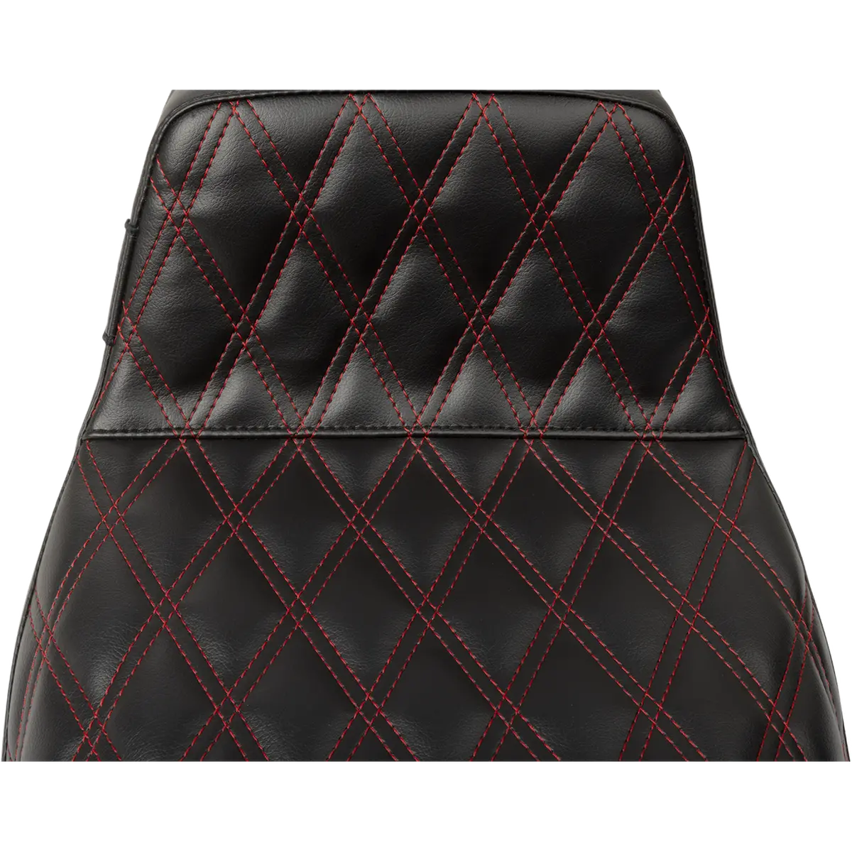 Le Pera Tailwhip Seat - Red Double Diamond Stitch - Flh/Flt (Lv-587Dd-R01) Touring 23-25 2