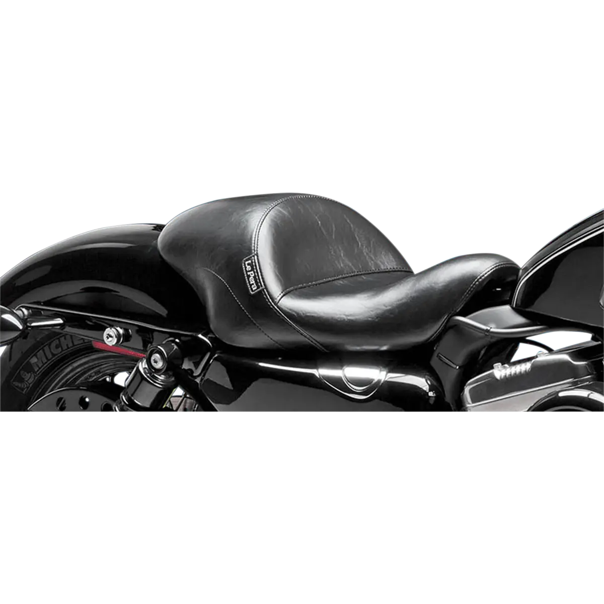 Le Pera Aviator Up Front Solo Seat - Smooth - Black (Lfu-316) Sportster 04-22 1
